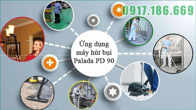 Máy hút bụi nhà xưởng Palada PD 90 chính hãng