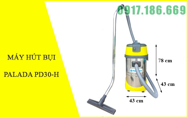 Máy hút bụi công nghiệp 30 lít Palada PD30-H