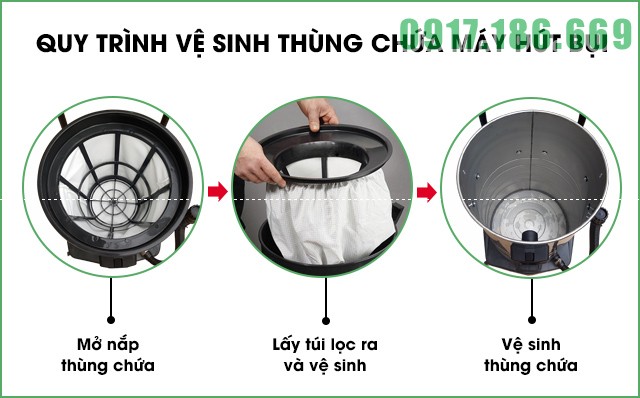 Máy hút bụi khô ướt Palada PD-603J