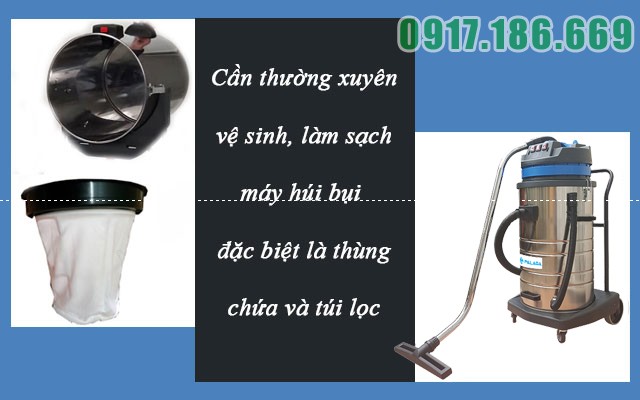 Máy hút bụi công nghiệp Palada PD80H giá rẻ