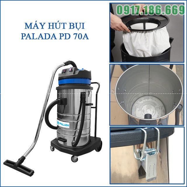 Giá máy hút bụi công nghiệp Palada PD 70A