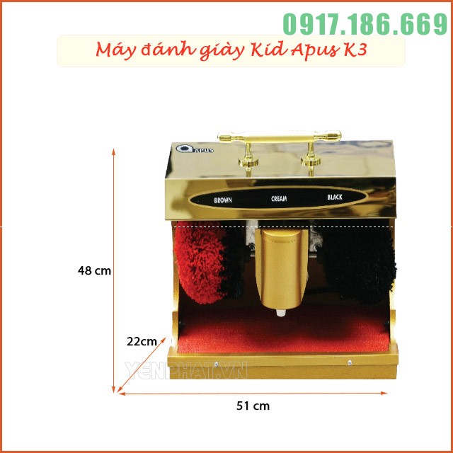 Máy đánh giày tự động Kid Apus K3