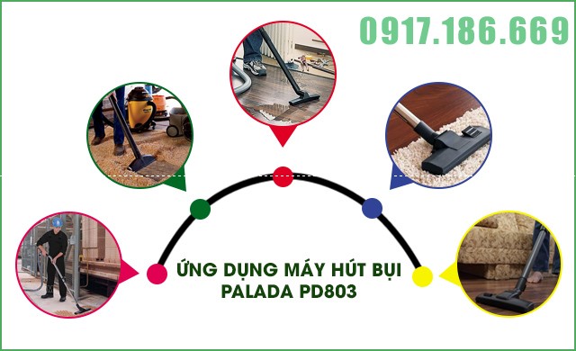 Máy hút bụi công nghiệp Palada PD 803