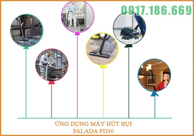 Máy hút bụi công suất lớn Palada PD 30